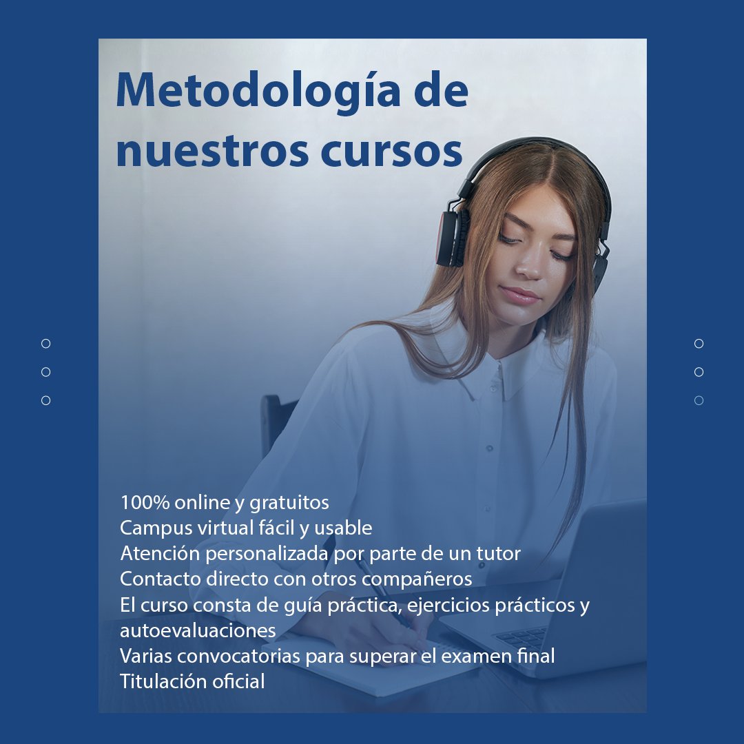 ¿Por qué nuestros alumnos siempre tienen éxito con nuestros #cursosgratuitos? No hay ninguna fórmula mágica, tus ganas de crecer profesionalmente son el ingrediente principal , el resto lo hace nuestra metodología flexible, personalizada y accesible.