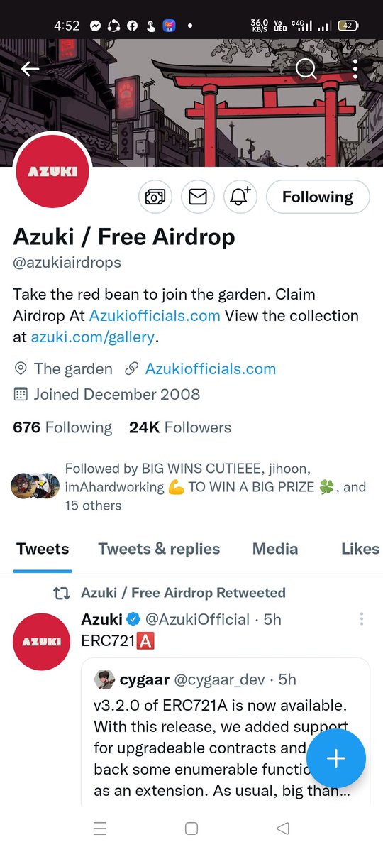winWin_BLESSING's tweet photo. @0xRocker @azukiairdrops Manifesting to Win 💵🌿 https://t.co/4mRxJmVtBH