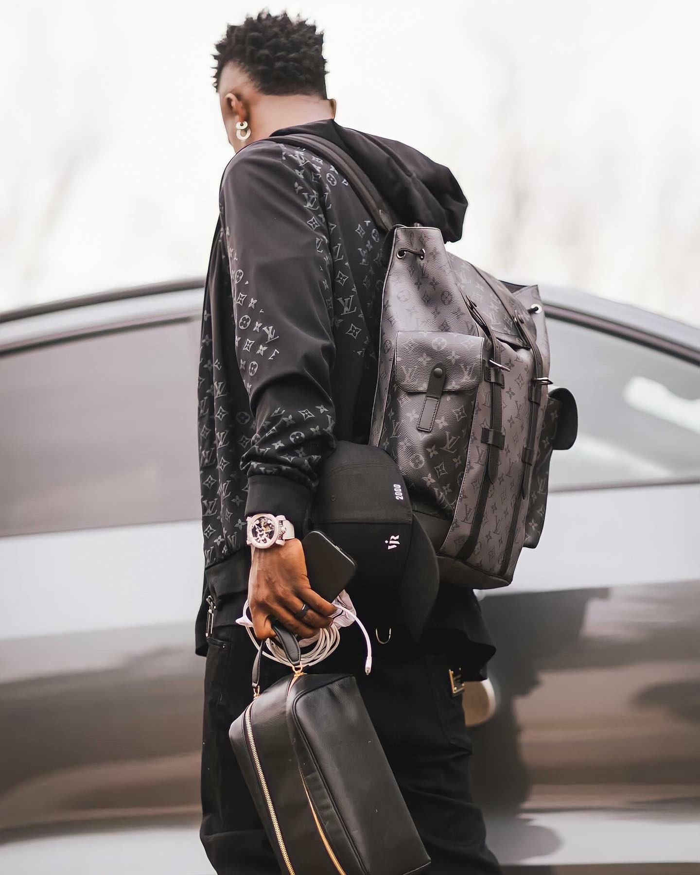 Footballer Fits on X: Vini Jr. rocking Louis Vuitton before