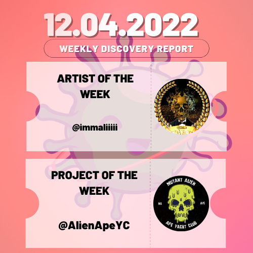 Promote your NFT Drop & Shill (@smyrnalab) on Twitter photo Thank you all for participating! 💜
Here are last week's #NFTartworks
Enjoy the thread :) 🚀
to Enter:
👉Follow us 😉
👉Shill your art with us!
Artist of the week:
<a href="/immaliiiii/">nft_persian_exorcism_house 🍥</a>
Project of the week:
<a href="/AlienApeYC/">Alien Ape Yacht Club</a>
#nftartwork #nfts #NFTart #NFTCommmunity Thank you all for participating! 💜
Here are last week's #NFTartworks
Enjoy the thread :) 🚀
to Enter:
👉Follow us 😉
👉Shill your art with us!
Artist of the week:
<a href="/immaliiiii/">nft_persian_exorcism_house 🍥</a>
Project of the week:
<a href="/AlienApeYC/">Alien Ape Yacht Club</a>
#nftartwork #nfts #NFTart #NFTCommmunity
