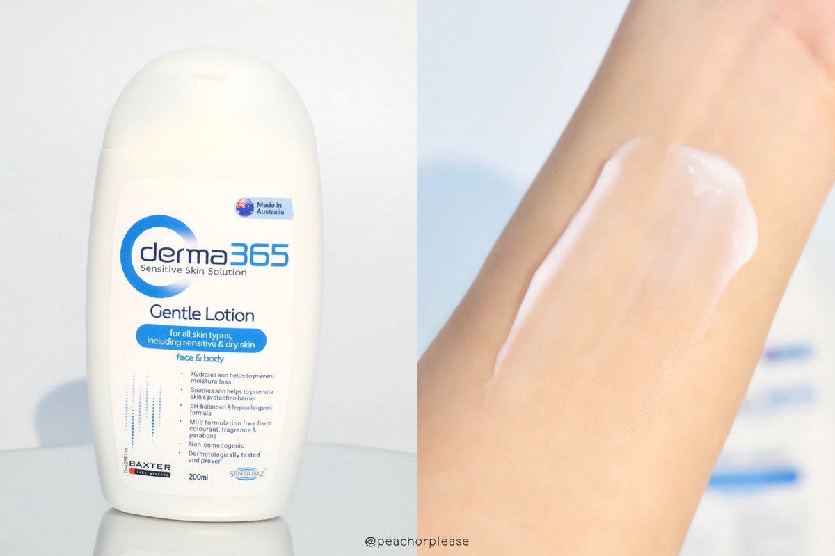 peachorplease's tweet photo. จัดในหมวดของดีราคาน่ารักที่ต้องบอกต่อเลยย #Derma365 Lotion &amp; Cleanser ใช้มาระยะนึงผิวแข็งแรงขึ้นจริงที่สำคัญไม่มีน้ำหอม นี่แพ้แมสก์บ่อย ผิวพังประจำ ล้างหน้าแล้วโบกโลชั่นหนาๆ ตื่นมาผิวฟูสวย 2 ตัวนี้ใช้ได้ทั้งผิวหน้า &amp; ผิวกายเลยเด้อ 💙 #365หน้าไม่แพ้ https://t.co/ptiuTRsy0d