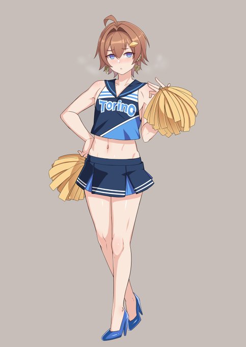 「blue eyes cheerleader」 illustration images(Latest)｜2pages