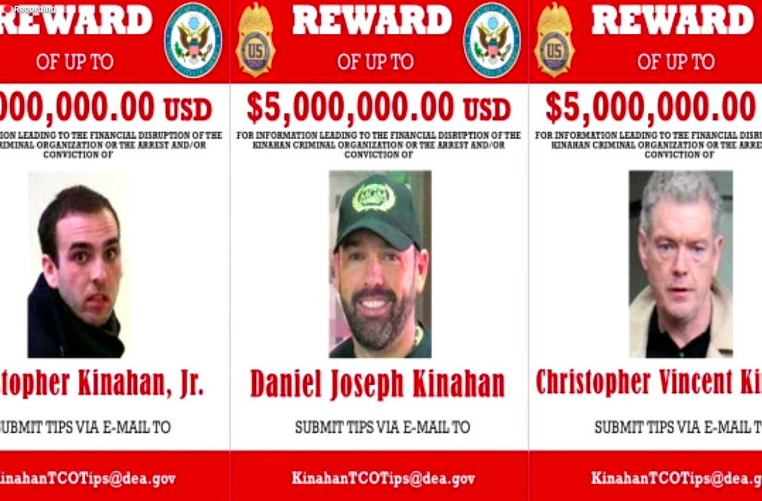 At an ongoing presser in Dublin, the US announces a reward of up to $5m for information that leads to the financial disruption or the arrest and or conviction of powerful #boxing figure Daniel Kinahan.