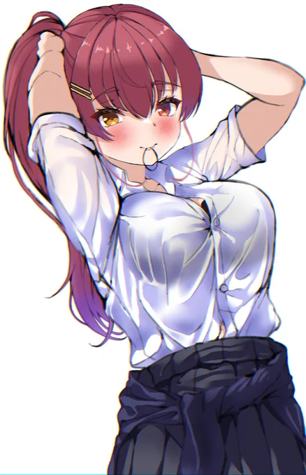 髪の毛結えるしぐさほんとすこ 