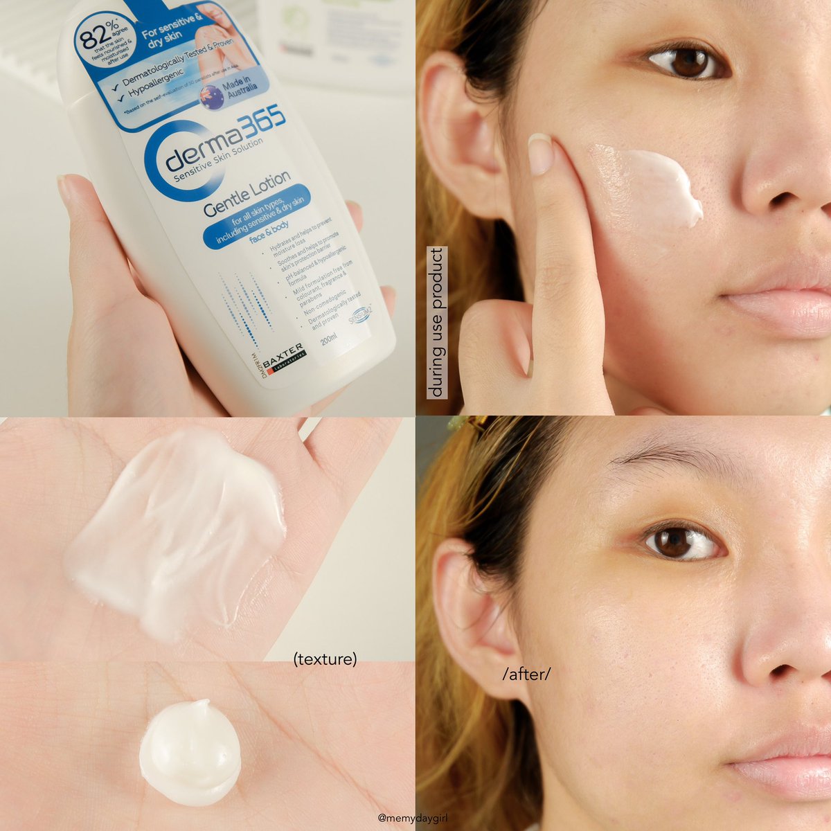 aoomsinptd's tweet photo. คู่หูผิวแข็งแรง #Derma365 เป็น cleanser &amp; lotion เหมาะกับผิว sensitive skin คู่นี้ใช้ได้ทั้งผิวหน้า/ตัวเลย ช่วยเติมน้ำให้ผิวและล็อคความชุ่มชื้น หลังทาผิวดูนุ่มมาก ช่วยปลอบประโลมและสร้าง skin barrier ผิวด้วย เนื้อโลชั่นเกลี่ยง่าย ซึมไว ไม่เหนอะ🧴✨ หาซื้อได้ที่เซเว่น https://t.co/qJvw3uJffb