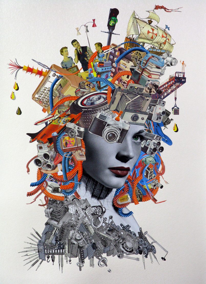 Seedilyteam's tweet photo. Contemporary British artist Maria Rivans creates intricate scrapbook-style collages inspired by iconic Hollywood movie stars 🎥 

Want to know more about what we do?
https://t.co/8WtcLBv2PL

#creativity #illustration #movies #design #Seedily https://t.co/7L4dyGyYSW