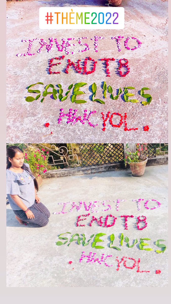 AAMKANDBAGIARA's tweet photo. Activity TB RANGOLi made by leaves or flowers 🌸🌱#TBHAREGADESHJEETEGa #Theme2022
#Investtoendtbsavelives #HwcYol
@NgbNtep
@Poojadadiyal
@ddgtb2017
@TBHDJ
@dtohpkgr @drrksood https://t.co/8fnNsdtLrt
