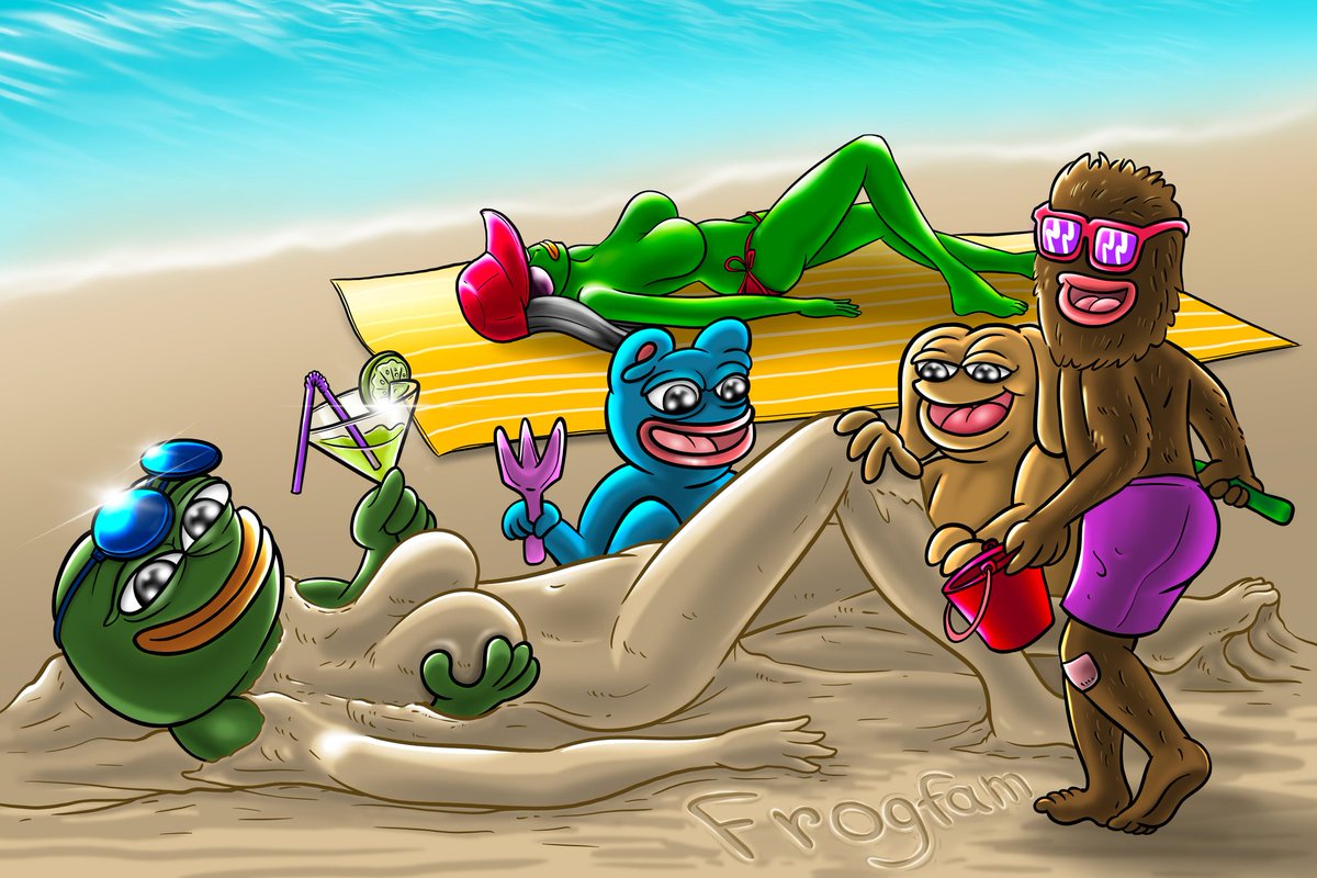 Pepe boy's club Vacation mode is on ☀️🏖️

Let's fun with guys &amp; lovely girl on the beach ⛱️🌈
$ETH 0.27 😮

foundation.app/@boynatapat/lo…

<a href="/jaggedVIP/">SKOPfather</a> <a href="/jaggedsoft/">jagged</a> #pepe #frogfam #pepethefrog #nft #nfts #nftart #NFTTHAILAND #nftcommunity