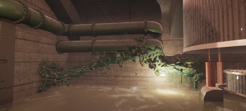 NigelKarten's tweet photo. I have been using a procedural slime tool made by @JHG_3D to show players the walls are not wallrunable.
@Enchanted_Beans @BuasGames https://t.co/vC8rYXpZ1e