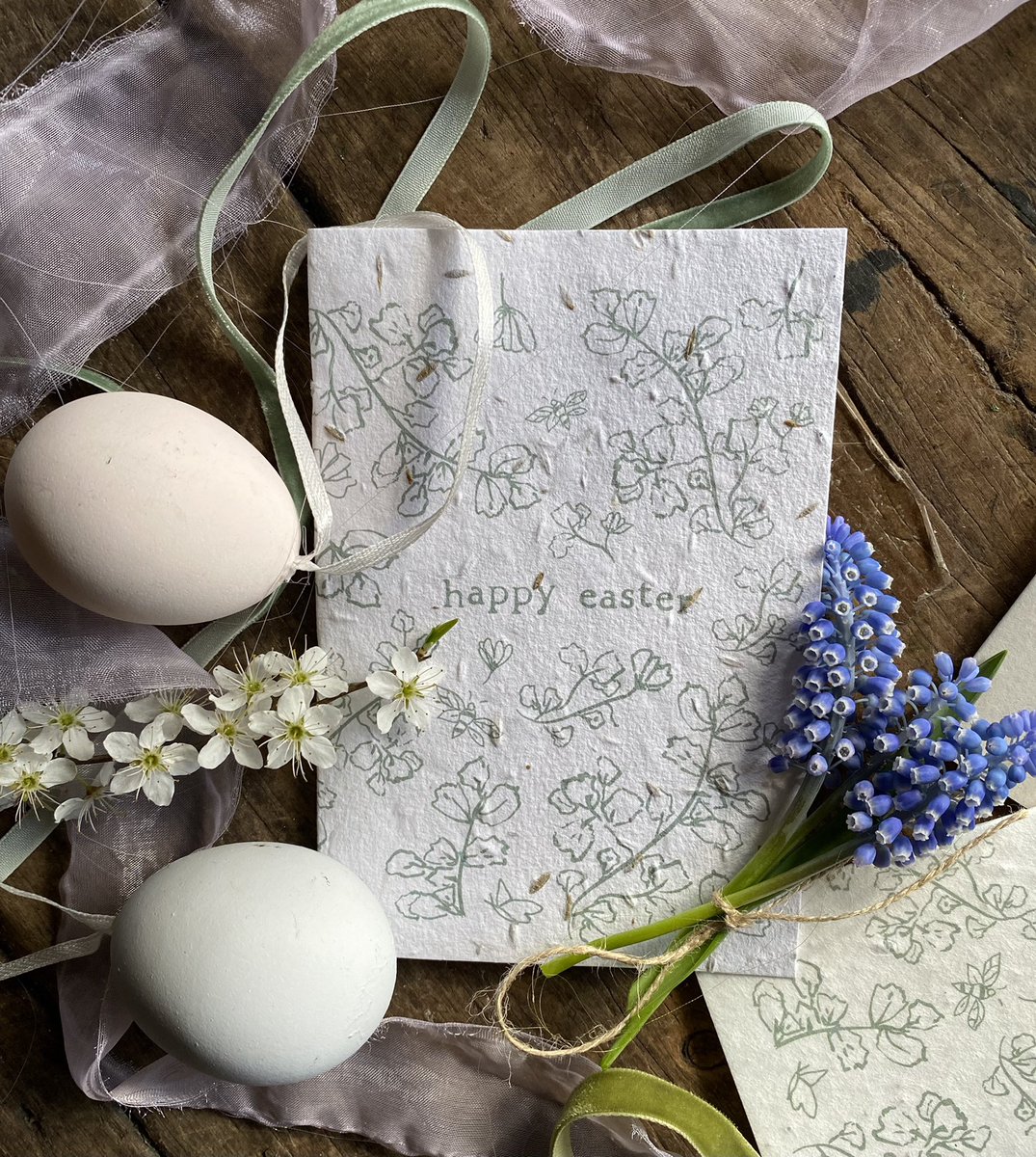 Easter bulbs,Easter trees made of willow and blossom and Easter seeded cards all in the flower shop this week. Happy Easter!