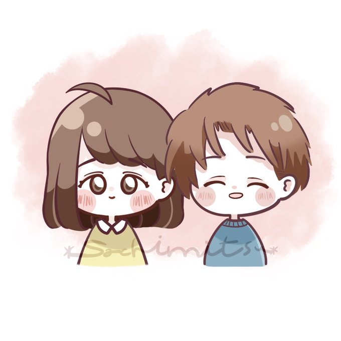 カップルイラストのtwitterイラスト検索結果