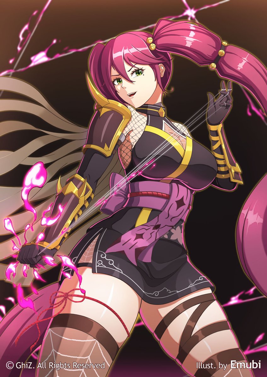 emubiartworks's tweet photo. Shinobi Kaori
Revamp design commission for GatesSunOne
enjoy!

#originalcharacter
#characterdesign
#comissions
#illustration
#ninja
#shinobi 
#kunoichi 
#emubi https://t.co/CViGWBtuzY