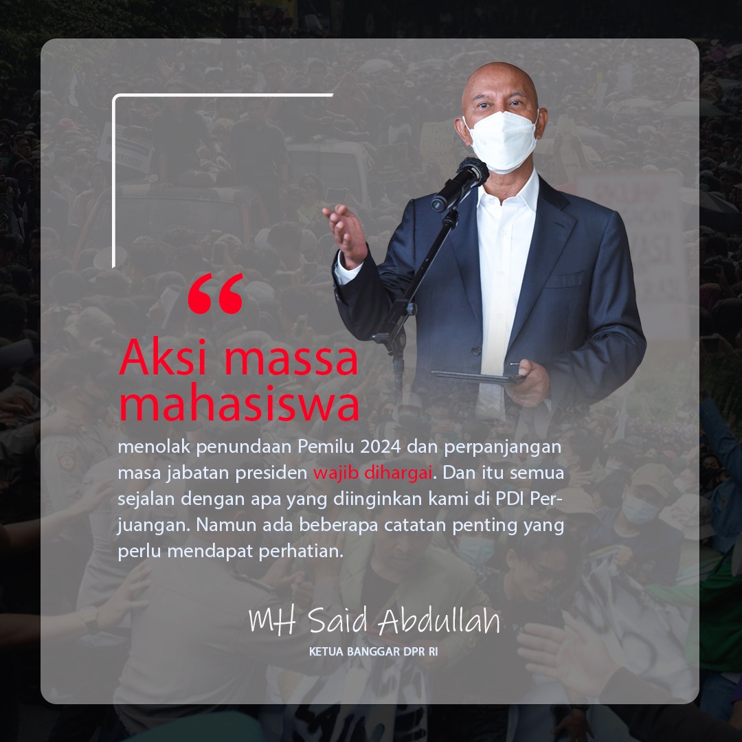 MH_SaidAbdullah's tweet photo. Mencermati berbagai kejadian saat aksi 11 April kemaren saya perlu menegaskan beberapa hal, antara lain:

- Meminta Kepolisian Republik Indonesia untuk melakukan proses hukum maksimal terhadap para pelaku kekerasan terhadap Bung Ade Armando. https://t.co/Pma5IHsNjf
