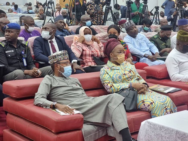 NESREANigeria's tweet photo. NESREA TODAY !

DG NESREA Prof Aliyu Jauro presenting goodwill message at the Launching of the National Strategic Plan For The Combat of Wildlife and Forest Crimes in Nigeria organised by the United Nations Office on Drugs and Crimes (UNODC) at NAF Conference Centre, Jahi Abuja. https://t.co/lsVuo7Egif