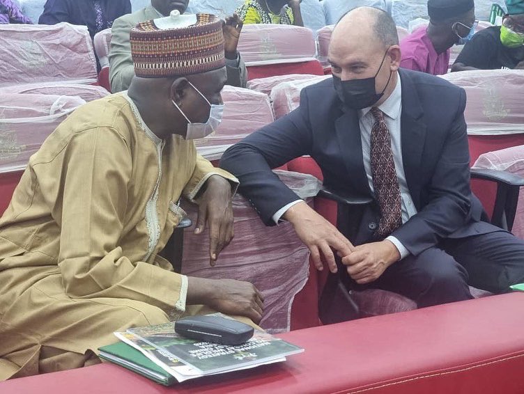 NESREANigeria's tweet photo. NESREA TODAY !

DG NESREA Prof Aliyu Jauro presenting goodwill message at the Launching of the National Strategic Plan For The Combat of Wildlife and Forest Crimes in Nigeria organised by the United Nations Office on Drugs and Crimes (UNODC) at NAF Conference Centre, Jahi Abuja. https://t.co/lsVuo7Egif