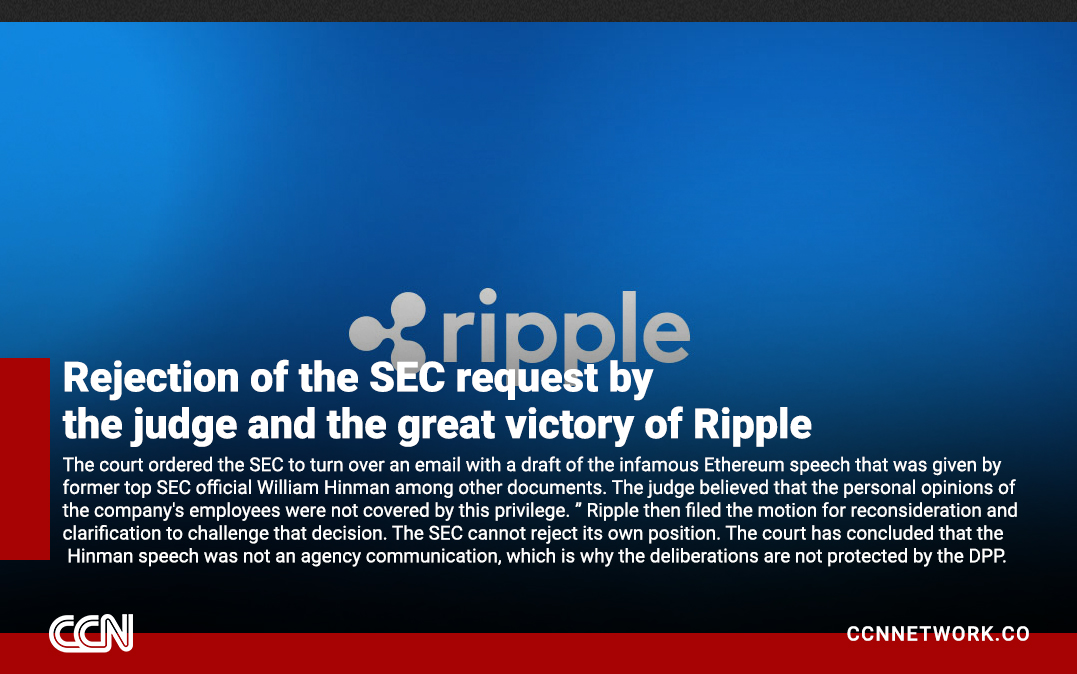 CCNnet's tweet photo. #Ripple #sec #CCN #CryptoNews https://t.co/TmVC9jltHY