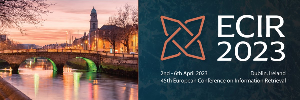 ECIR 2023 tweet media