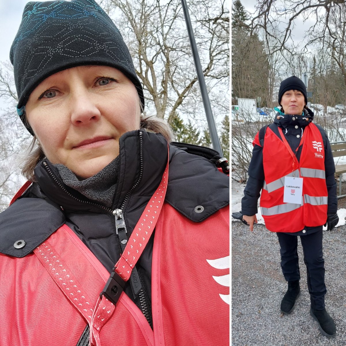 ilonarytko's tweet photo. Korsi on kannettu #kollegankera kekoon❤ #tehy #lakkovahti #tayspitkäniemi #MeidanKaikkienAsia https://t.co/IDqTSIbV6q