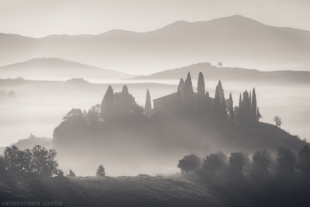 Anton_Rostovsky's tweet photo. Morning mist
#Tuscany #NFT #NFTCommunity #NFTs #nikonphotography #Mist #foggylandscape #landscapephotography #blackandwhitephotography https://t.co/QlNsAfzLk0