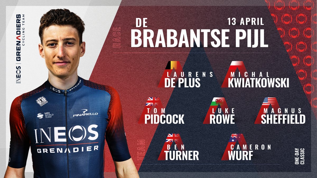 Coming up 𝐭𝐨𝐦𝐨𝐫𝐫𝐨𝐰: Brabantse Pijl 🏹 We can't wait to get stuck in and try to repeat @Tompid's win last year 👊 #BP22