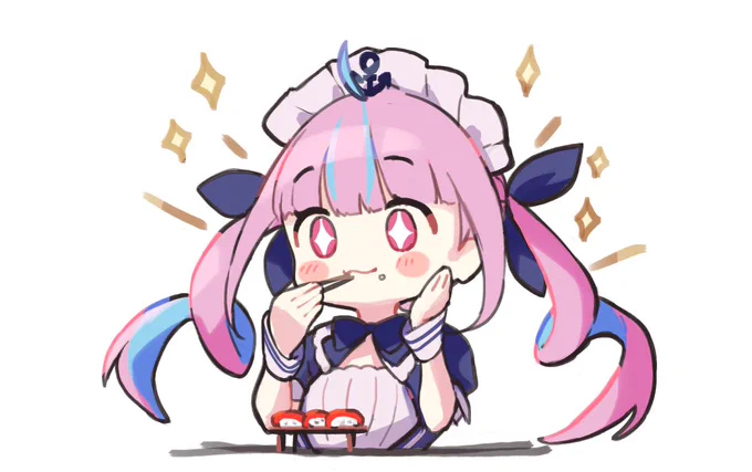 お寿司食べたい #あくあーと