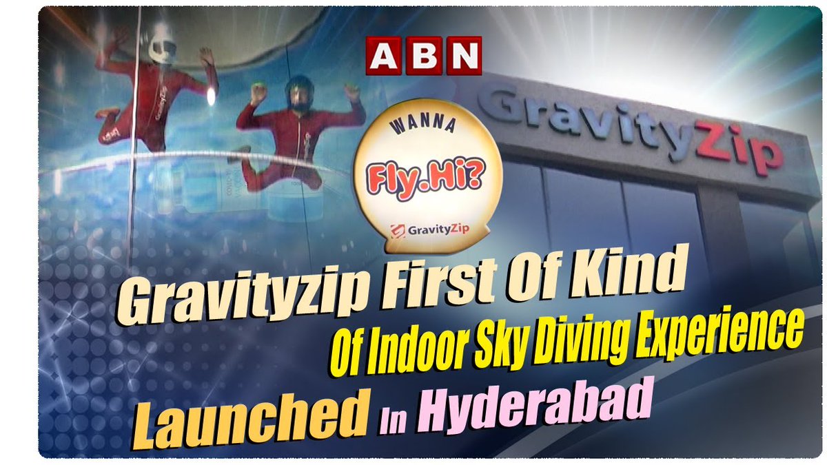 abntelugutv's tweet photo. Gravityzip First Of Kind Of Indoor Sky Diving Experience Launched In Hyderabad | ABN ENT
Watch Video --->> https://t.co/5jWhUJsSzk
#Gravityzip #ABNEntertinment #ABN #ABNTelugu https://t.co/VcVvpb4JmK