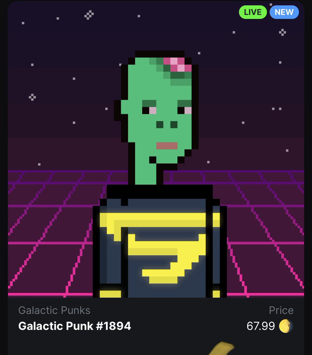 Ohhh there is only one 3-trait GP left before we are back to a 90 $luna floor …. Who is going to snap it up? 

$ust #terraNFTs #NFTs