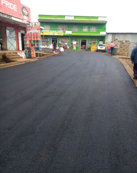 The before and after pictures of the Limuru CBD Bronco-Njengi Plaza route that was recently re-carpeted. The re-carpeting works were done by Lumuru Municipality through funding from the World bank. #Big4Agenda #MakingKenyanTownsWorks