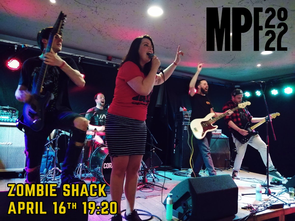 CoralSpringsNL's tweet image. We're playing @MCRPunkFest this Saturday, hitting the stage at Zombie Shack at 19:20. Should be a lot of fun and we absolutely can't wait!