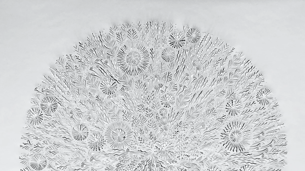WomensArtForAll's tweet photo. Anna Maria #Bellmann #WomensArt #ArtByWomen #PaperArt •Reef• https://t.co/49gCMZxjoI