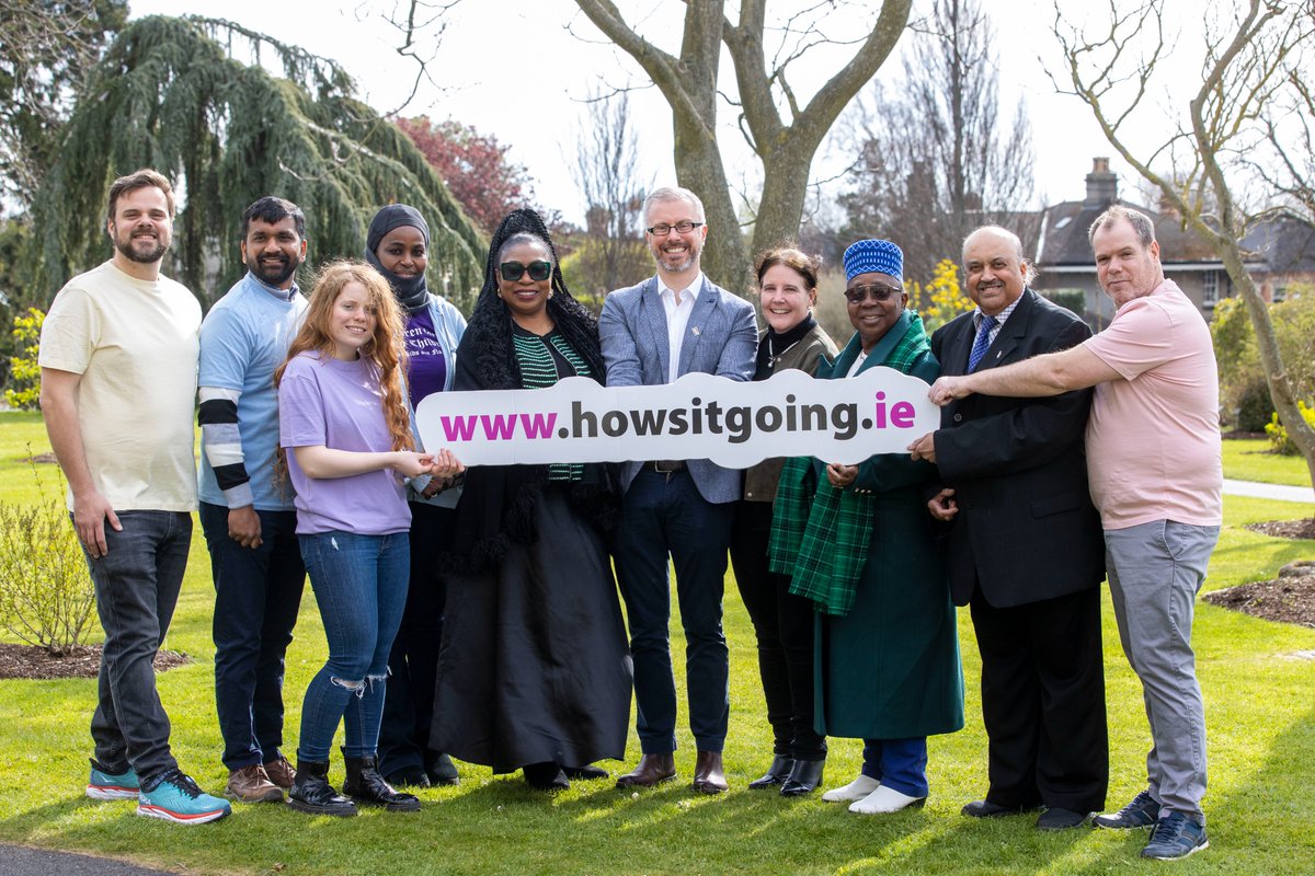 NDAIreland's tweet photo. @rodericogorman and @NDAIreland launch the national How’s it going? #survey to find out more about #socialinclusion and #wellbeing in #Ireland. If you’re over 18, visit https://t.co/n2RbP4pe0R to take part! It’s anonymous and only takes 10 mins. Please retweet! https://t.co/ygGPM4lgam