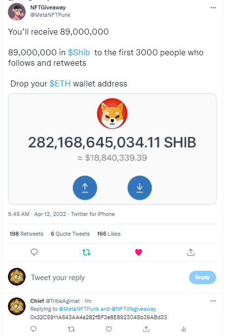 Chief tweet media