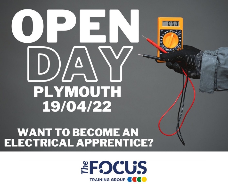 If you are interested in starting an #ElectricalApprenticeship #FocusTrainingGroup are hosting an #OpenDay on 19 Apr at their training centre. To book a space email: josh.r@tftg.org
#JoiningTheDots
#SkillsLaunchpadPlymouth
#BuildingPlymouth