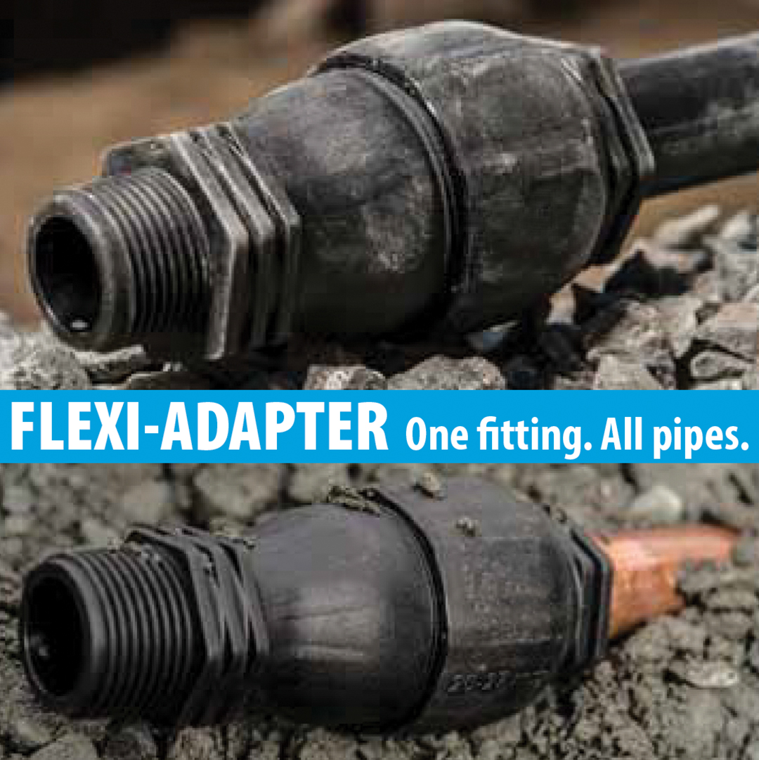 ApolloByTMG's tweet image. Flexi-Adapters are push to connect fittings that connect almost all types of pipe – galvanized pipe, PVC, black iron, PP-R, copper, PEX, and CPVC. Corrosion resistant, approved for burial, suitable for cold water, vacuum, or seawater. #Irrigation #Pushtoconnect #MosackGroup