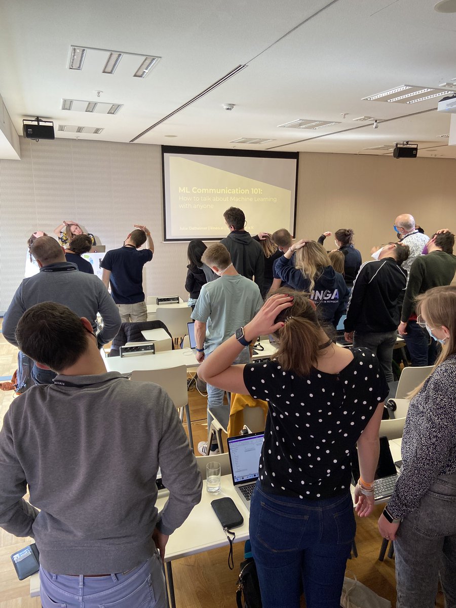 Kineo.ai (@kineoai) on Twitter photo Communication is all about the body language - thanks for the yoga energizer to get us into the mood Julia 😍🧘♀️🧘🧘♂️ #pyconde <a href="/PyConDE/">PyConDE & PyData</a> #pydata #machinelearning Communication is all about the body language - thanks for the yoga energizer to get us into the mood Julia 😍🧘♀️🧘🧘♂️ #pyconde <a href="/PyConDE/">PyConDE & PyData</a> #pydata #machinelearning