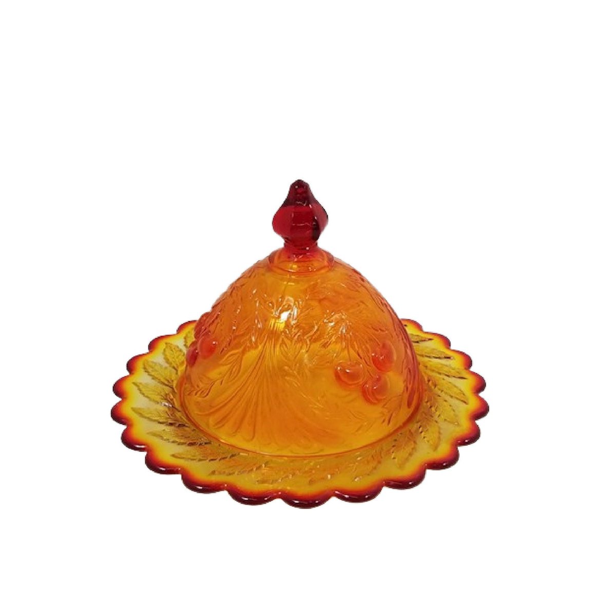 JunkYardBlonde's tweet photo. Vintage Three Cherry Amberina Butter Dish by L G Wright https://t.co/g5UfzdWrTC #JunkYardBlonde #Etsysellsvintage #Gotvintage #CheeseDish https://t.co/Y5RvS5nliw