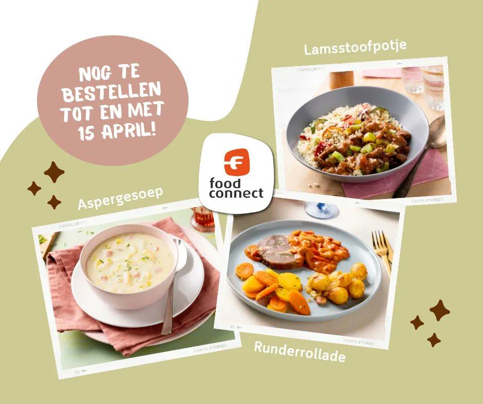 Volgende week staan onze paasgerechten voor het laatst op het menu! 🐰 Wilt u dan nog genieten van deze heerlijke gerechten? Geef dan voor uiterlijk 15 april uw bestelling aan ons door. Bestellen kan eenvoudig via buff.ly/2pt7Zwe. 🥚