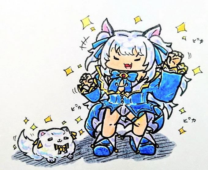 あっ!
色違いの魔王 が あらわれた!
#ルールル美術館 