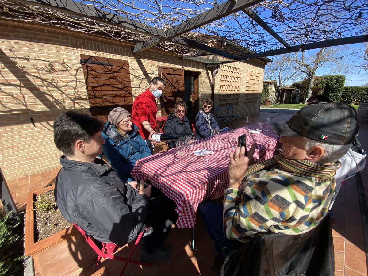 onprojects_es's tweet photo. What is a perfect way to wrap up a project meeting?Today we had an amazing field visit with #NMF partners to @madrevite - an extraordinary vineyard ๐ in Umbria ๐ฎ๐น - an experience like no other.
#SustainableAgriculture #RuralInnovation #FarmingForFuture #TogetherForCommonGoals https://t.co/wFvFH2xVFQ