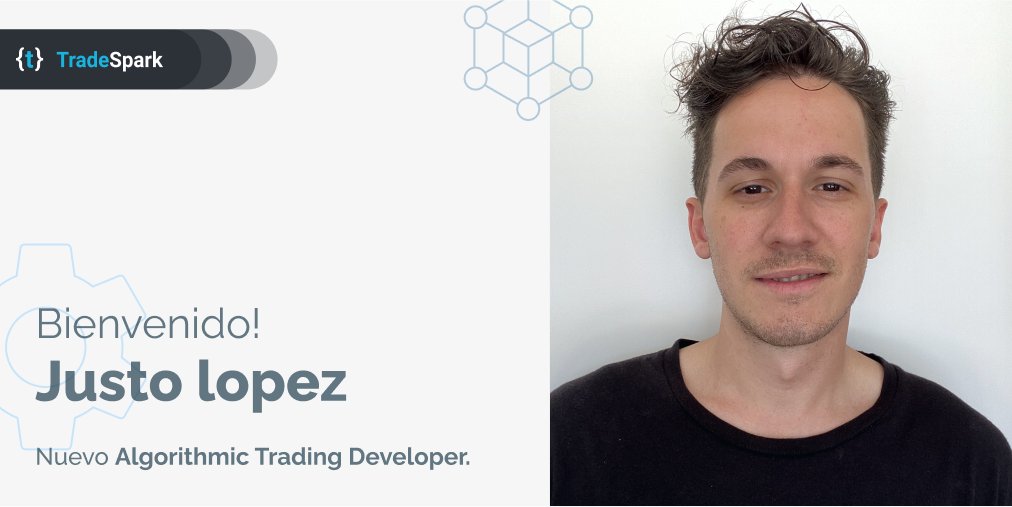 ¡Nuestro equipo de desarrollo sigue creciendo! 👨‍💻👨‍💻👨‍💻

Justo Lopez es Científico de datos y estudiante de Ciencias de la Computación en la UBA y se suma a nuestro team como Desarrollo de Trading Algortimico.

¿Quieres saber por qué Justo eligió TradeSpark para trabajar?