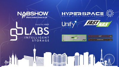 TFSUK's tweet photo. . @GB_Labs launches #Hyperspace Generation 3 and is showcasing #FASTNAS Generation 2 and #UnifyHub at @NABShow this year, on stand N1631. Find out more here: https://t.co/zSfrKJFIba #NAB2022 #NABShow #UKatNAB22 https://t.co/GigLl84yAd