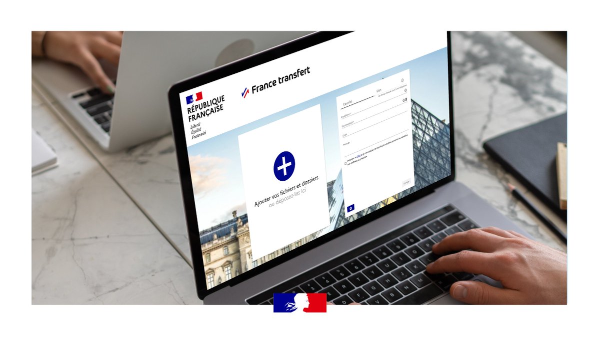 📥📤 Partage de fichiers volumineux : l’État lance son propre outil en ligne, destiné à ses agents, #FranceTransfert.

Une solution souveraine, créée &amp; opérée par l’État, hébergée sur un Cloud français. #FranceRelance

Lire notre article ➡️ numerique.gouv.fr/actualites/fra…
