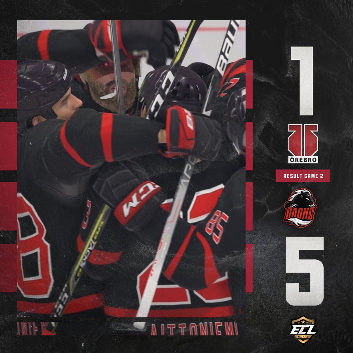 Unwanted_NHL's tweet photo. GG's @Goons_esport!
We start our season with some points from Goons grabbing an OT win and a loss.
Yesterday's results.
@SportsGamerGG #ECL22Winter #kouvolanlakritsi #MukanaWilhelm #xbil https://t.co/w7PDkStSWZ