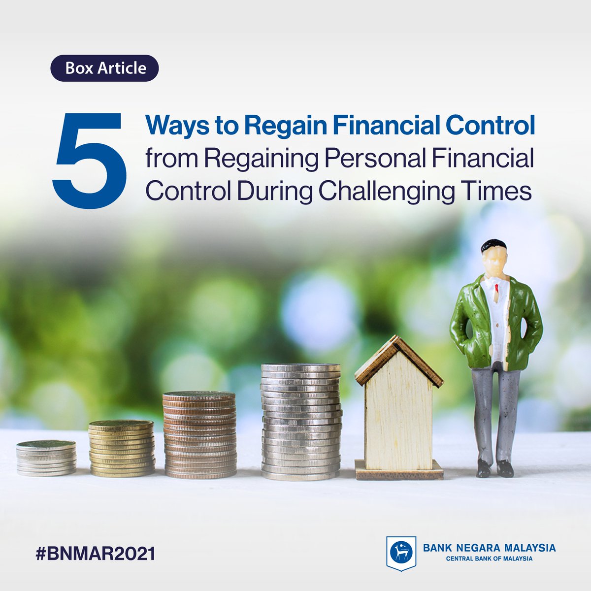 BNM_official's tweet photo. Find out more detailed tips on how to regain control of your finances during difficult times here ๐ https://t.co/3jxqbGO3XB
Retweet this for those who you think might benefit!
#BNMAR2021 #BNMWrites #regainfinancialcontrol https://t.co/7dVuc1dEgD
