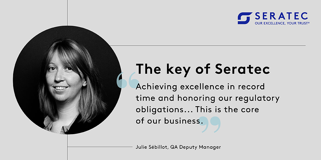 SeratecAPIs's tweet photo. Julie Sébillot, QA Deputy Manager at #seratec explains to us what is the key to success in the #API sector, focusing on the quality of its processes
Read more about the stories behind Seratec's excellence:
https://t.co/WrjRzIpCQG
#OEYT #APIs #Pharmaceuticalchemistry https://t.co/WhSRSBfTmU