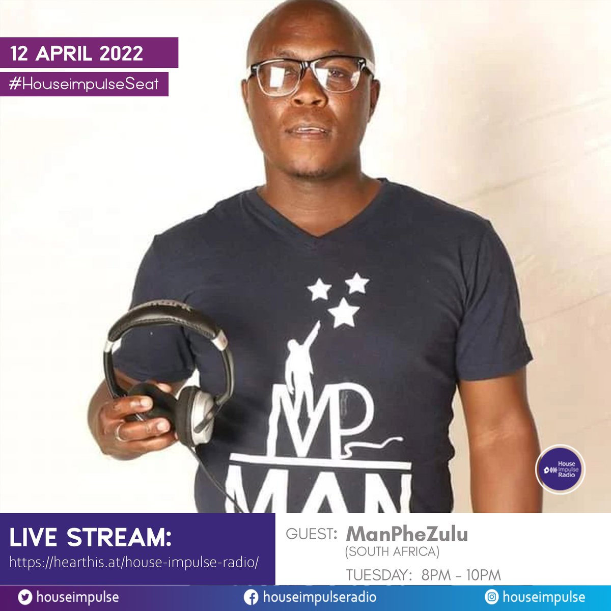 houseimpulse's tweet photo. #HIRSHOW84 π₯πΆπ»
Goes Live Tonight 8pm-10pm CAT
On The #HouseImpulseSeat : @manphezulu With A Beautiful #HIRGuestMix
On The #HIRMixBooth : @FebTshego Blesses Us With Some Smooth Soulful Sounds
Your Home Your Music
#HouseImpulseRadio https://t.co/UJyPypa0B4