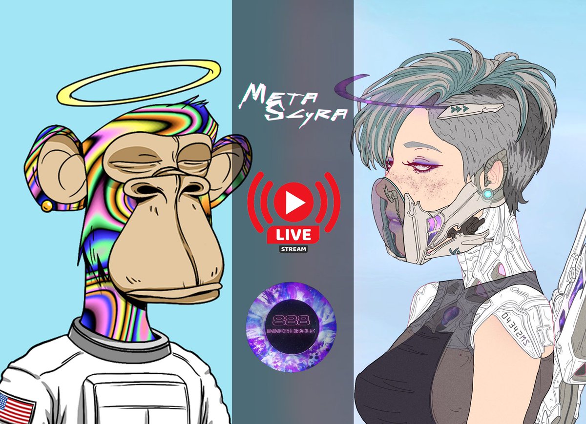 MetaScyra's tweet photo. We are excited to partner up with @crypto888crypto for an art collaboration. Can't wait to see @rosett_eth draw the MetaScyran Cosmic Ape!

#nftcommunity #nftart #womeninnfts https://t.co/MrHrynZDW7