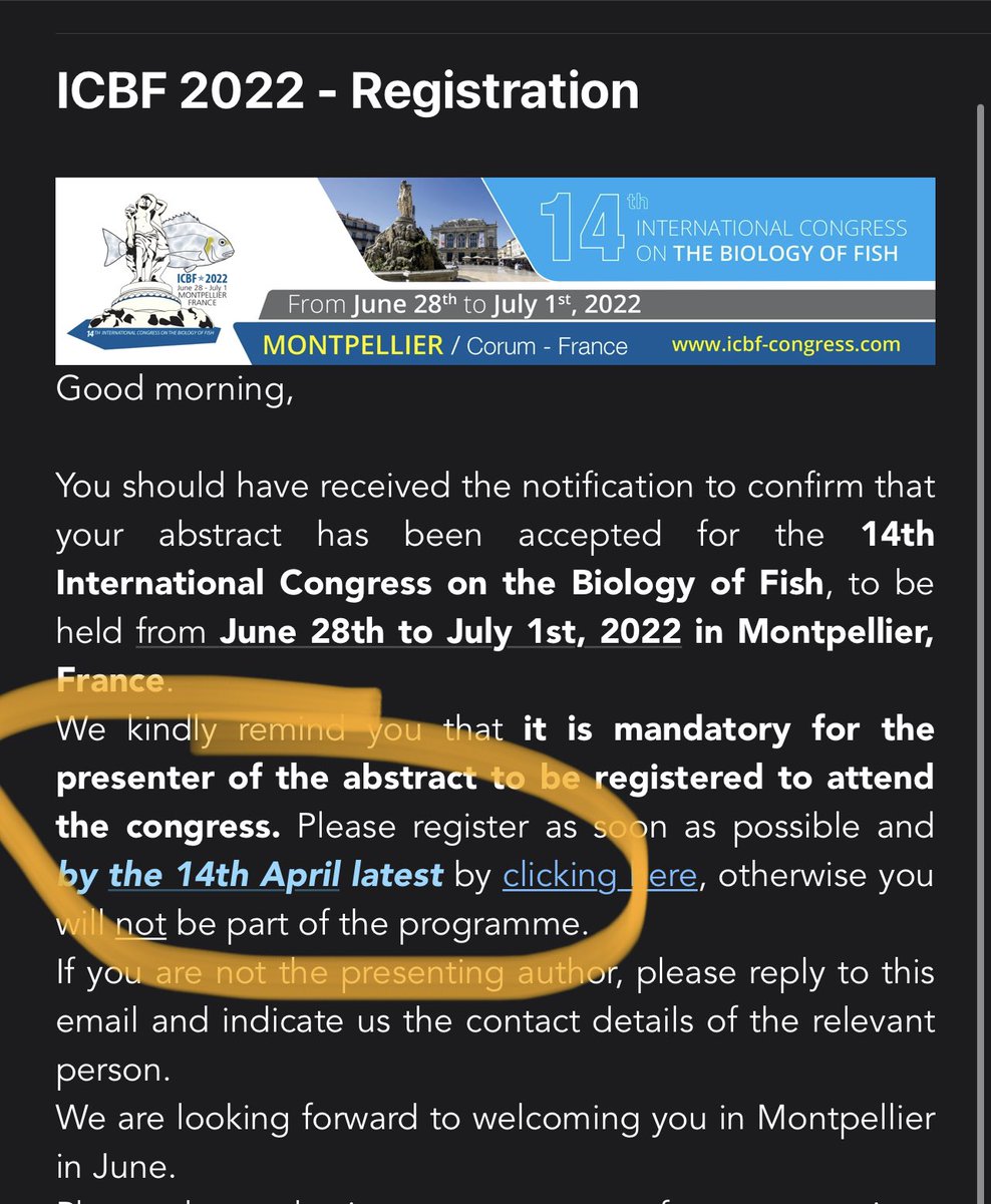 📢 PSA 📢

Registration deadline for ICBF this Thursday.