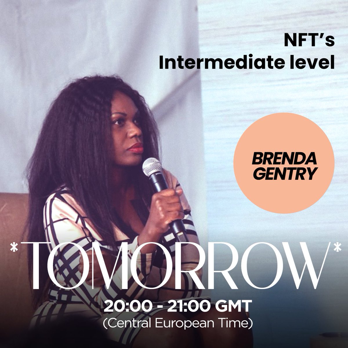 WOFoundationInc's tweet photo. ✨TOMORROW✨ 
#NFTs webinar with the one and only @MsCryptomom1 . Don’t miss out on this AMAZING opportunity! 🤍 https://t.co/WystLmSdaB