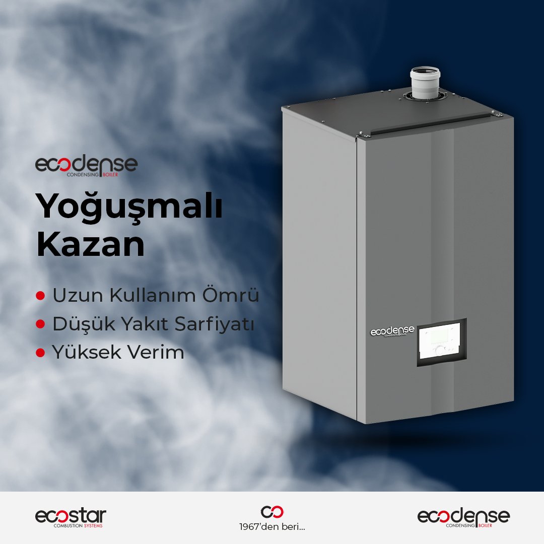 ecostarecodense's tweet photo. Ecodense yoğuşmalı kazanlar, kaskad olarak kullanımında; sıralı çalışma ile eşit yaşlandırmayı sağlayarak kazanların ömrünü uzatırken, yüksek güçlerdeki enerji ihtiyaçlarına düşük yakıt sarfiyatıyla cevap vermektedir. 
#brülör #burners #burner 
#condensingboile #yoğuşmalıkazan https://t.co/r0yXfhEIVj